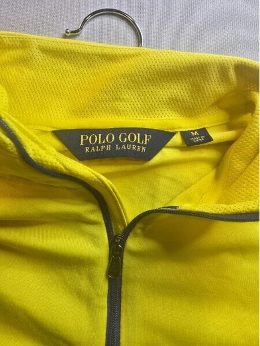 Polo Golf Ralph Lauren Yellow 2015 U.S. Open Chambers Bay Long Sleeve Pullover